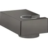 Image de hansgrohe Support de douche Porter E fixe, métal brossé bleu chrome