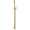 Image de hansgrohe Unica Barre de douche S Puro 90 cm avec flexible de douche, aspect doré poli, 28631990