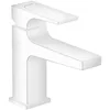 Image de hansgrohe Metropol Mitigeur de lavabo 100 poignée manette bec court, bonde Push-Open, blanc mat, 32500700
