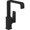 Image de hansgrohe Mitigeur lavabo monocommande 230 Metropol m HG, poussoir, bec 165 mm, mat noir