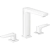 Image de hansgrohe Robinet de lavabo 3 trous 160 Metropol m HG, vidage poussoir, bec 152 mm, blanc mat