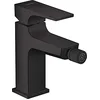 Image de hansgrohe Metropol Mitigeur bidet poignée manette, bonde Push-Open, noir mat, 32520670