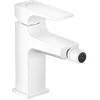 Image de hansgrohe Metropol Mitigeur bidet poignée manette, bonde Push-Open, blanc mat, 32520700