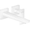 Image de hansgrohe Kit de montage Metropol Mitigeur lavabo encastré, avec levier, bec 225 mm, blanc mat