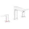 Image de hansgrohe Robinet lavabo 3 trous Talis E avec vidage à tirette, blanc mat