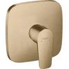 Image de hansgrohe Kit de montage Talis E mitigeur encastré douche, 1 sortie, bronze brossé
