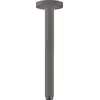 Image de hansgrohe Bras de douche S 300 mm plafond M 1/2", noir chromé brossé, 27389340
