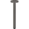 Image de hansgrohe Raccord plafond S 300 mm, chrome brossé bleu, rosace ronde