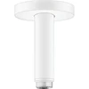 Image de hansgrohe Raccord plafond S 100 mm, blanc mat, rosace ronde