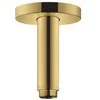 Image de hansgrohe Bras de douche S 100 mm plafond M 1/2", aspect doré poli, 27393990
