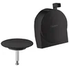 Image de hansgrohe Exafill S Set Complet de vidage pour baignoire standard et spéciale, noir mat, 58117670