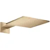 Image de Hansgrohe AXOR ShowerSolutions douche de tête de douche 300/300 1 jet, raccord mural, bras de douche 450 mm, Coloris: Bronze brossé