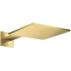 Image de Hansgrohe AXOR ShowerSolutions douche de tête de douche 300/300 1 jet, raccord mural, bras de douche 450 mm, Coloris: Optique en or poli