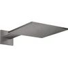 Image de Hansgrohe Axor Pomme de douche avec bras mural, 300x300 mm, 2 jets, bleu brossé