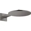 Image de Hansgrohe AXOR ShowerSolutions pomme de douche 300 1 jet, raccord mural, bras de douche 450 mm, Coloris: Chrome noir brossé
