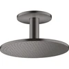 Image de hansgrohe Axor tête de douche 300 2jets, raccord plafond, chrome noir brossé