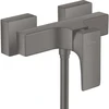 Image de hansgrohe Mitigeur monocommande douche Metropol AP, levier, 1 jet, chrome brossé bleu