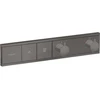 Image de hansgrohe Kit de montage RainSelect UP-THM, 2 sorties, chrome noir brossé