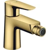 Image de hansgrohe Mitigeur monocommande pour bidet Talis E avec vidage à tirette, finition or poli