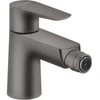 Image de hansgrohe Mitigeur monocommande bidet Talis E avec vidage à tirette, chrome noir brossé
