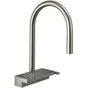Image de hansgrohe Aquno Select M81 Mitigeur de cuisine 170, avec douchette extractible 3 jets, sBox, aspect acier inox, 73831800
