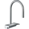 Image de hansgrohe Mitigeur monocommande évier 170 Aquno Select M81 avec douchette extractible, 3 jets, sBox, chrome