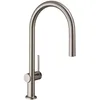 Image de hansgrohe Talis M54 Mitigeur de cuisine 210, avec douchette extractible 1 jet, sBox, aspect acier inox, 72803800