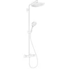 Image de hansgrohe Showerpipe Croma Select S avec thermostat, douchette 3 jets, blanc mat
