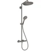 Image de hansgrohe S-Pipe Croma Select S EcoSmart m TH, H I P 3jets, 9 l/min, brossé noir vc