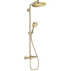 Image de hansgrohe S-Pipe Croma Select S EcoSmart m TH, douchette 3 jets, 9 l/min, chromé brillant