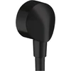Image de hansgrohe Raccord mural Fixfit sans rotule ni clapet anti-retour, mat noir