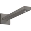 Image de hansgrohe Bras orientable Rainfinity 390 mm, carré, chrome noir brossé