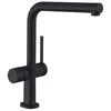 Image de Robinet 270 Talis M54 Vanne d'arrêt de l'appareil .1jet noir mat