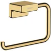 Image de hansgrohe AddStoris - Porte-papier WC, Distributeur de papier toilette pour montage mural, Support de rouleau de papier toilette, Accessoires de salle de bains, Aspect doré poli, 41771990