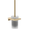 Image de hansgrohe Set brosse WC AddStoris mural, métal, verre, bronze brossé