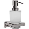 Image de hansgrohe Distributeur de lotion AddStoris Wd, insert en verre, métal, brossé bleu vc