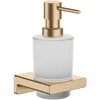 Image de hansgrohe AddStoris - Distributeur de savon avec capacité de 200 ml, Distributeur de lotion pour montage mural, Distributeur de savon liquide, Accessoires de salle de bains, Bronze brossé, 41745140