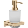 Image de hansgrohe Distributeur de lotion AddStoris mural, verre, métal, bronze brossé