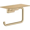 Image de hansgrohe Porte-rouleau AddStoris m avec tablette, bronze brossé, mural, métal