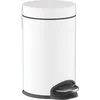Image de hansgrohe AddStoris - Poubelle de salle de bain avec capacité de 3 l, Poubelle à pédale, Accessoires de salle de bain, Soft Close, Blanc mat, 41775700