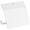 Image de hansgrohe Porte-rouleau AddStoris m avec couvercle, blanc mat, fixation murale, métal