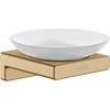 Image de hansgrohe Porte-savon AddStoris Wd, insert, verre mat, métal brossé bronze