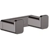 Image de hansgrohe Crochet double AddStoris mural, métal, chrome noir brossé