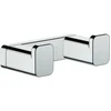 Image de hansgrohe Crochet double AddStoris fixation murale, métal, chrome