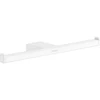 Image de hansgrohe Porte-papier toilette AddStoris double, fixation murale, métal, blanc mat