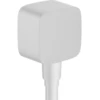 Image de hansgrohe Raccord mural Fixfit sans rotule, avec clapet anti-retour, blanc mat