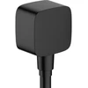 Image de hansgrohe Raccord mural Fixfit sans rotule, avec clapet anti-retour, noir mat