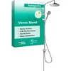Image de hansgrohe colonne de douche économie d'eau Vernis Blend (EcoSmart), sans robinetterie, pour la renovation, douche de tête 200 mm avec 1 jet, chrome, 26099000