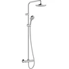 Image de hansgrohe S-Pipe 200 Vernis Blend EcoSmart mit Mit Brausethermostat, 1jet, 8,7 l/min, chrom