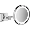 Image de hansgrohe Miroir de rasage AddStoris avec LED, montage mural, chrome